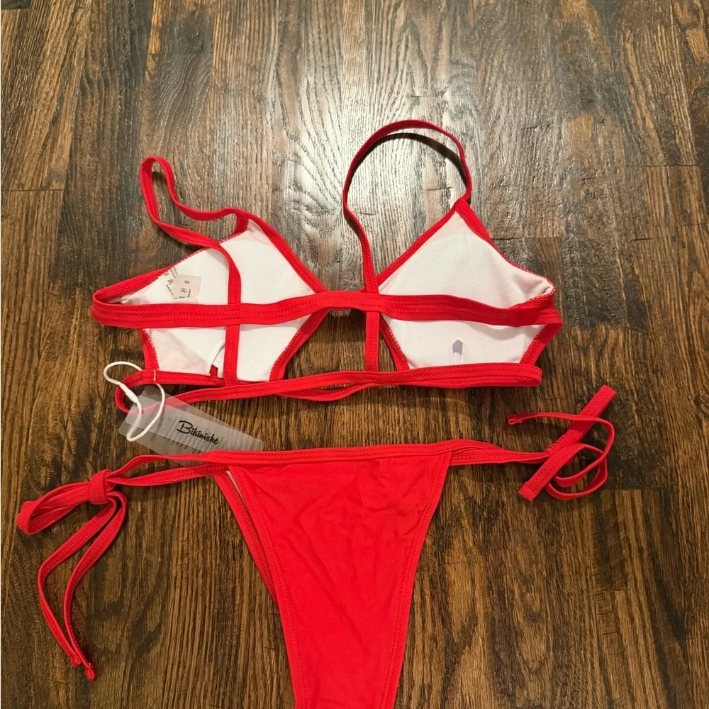 Red Bikini Set - Picture 2 of 2